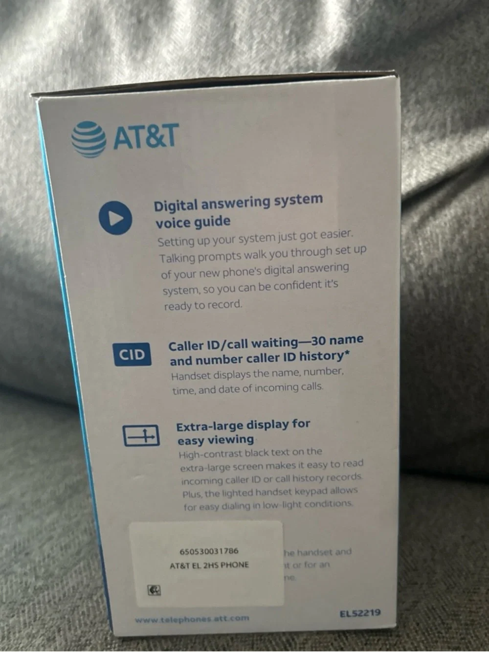 AT&T 2-Handset Cordless Answering System - White